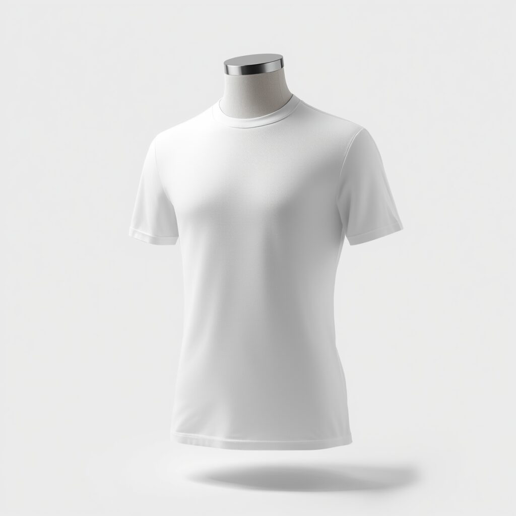 pima cotton t-shirt in white - iwearlong